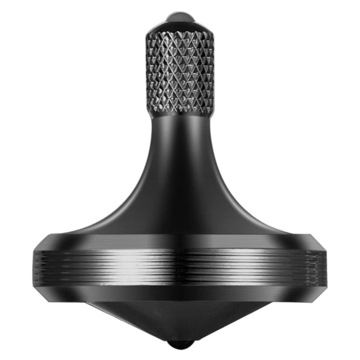 CHEETOP Precision Metal Spinning Top Pro Max Black – Long Lasting Stainless Steel Desk Gyro