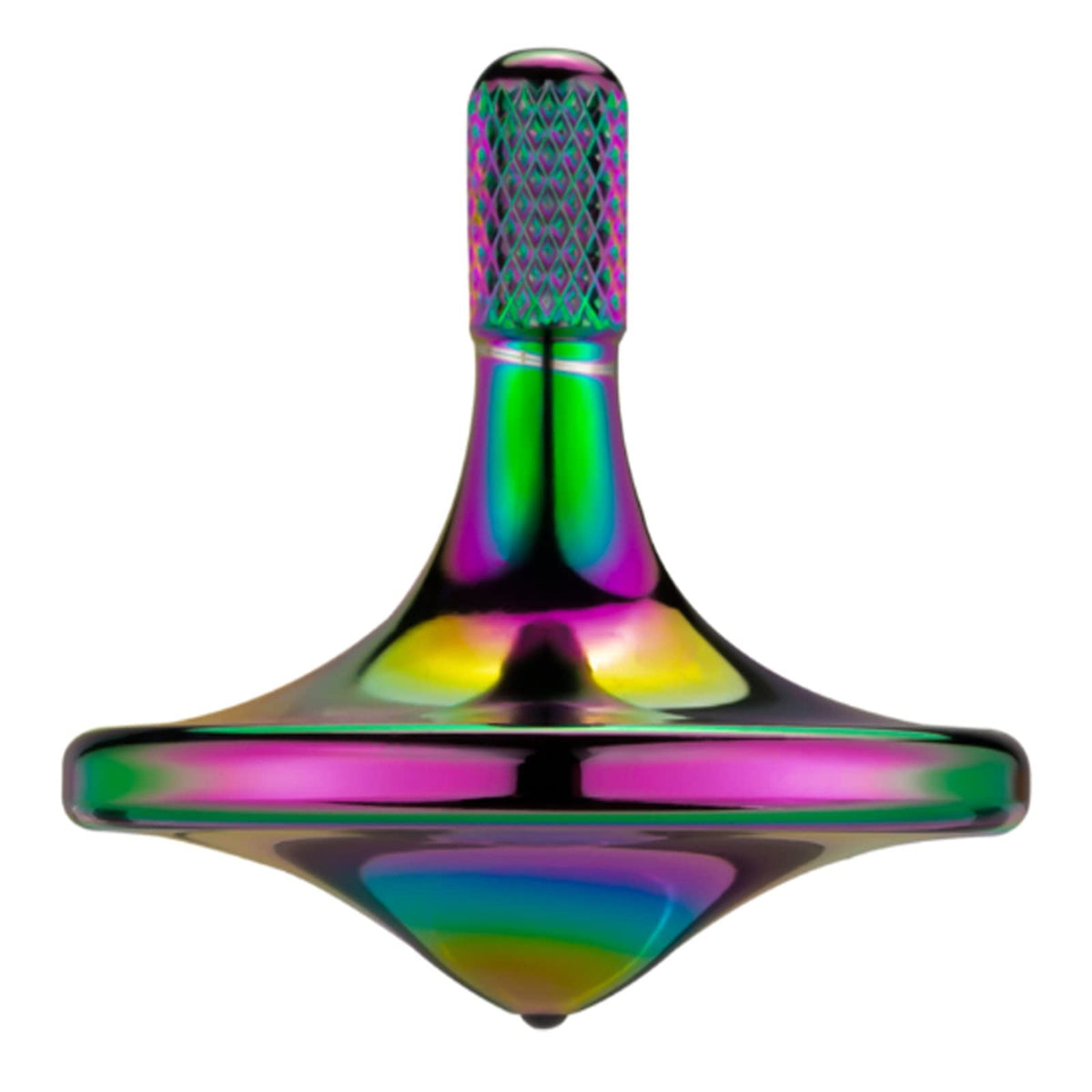 CHEETOP Precision Metal Spinning Top – Iridescent Finish, Spin Time Over 8 Minutes