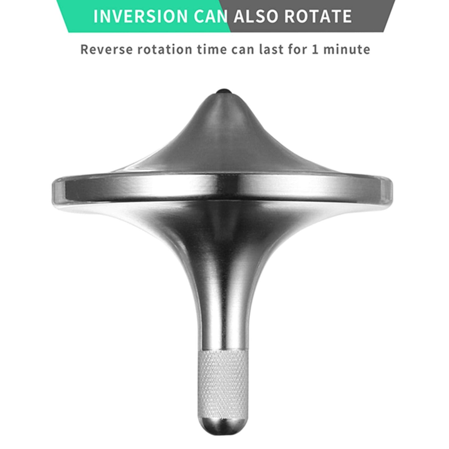 CHEETOP Stainless Steel Spinning Top – Large 34mm Diameter, Long Spin Time, Premium Desk Fidget Toy