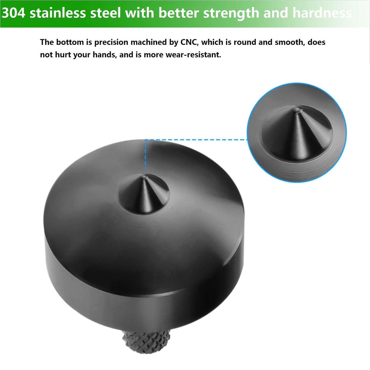 CHEETOP Stainless Steel Spinning Top – Precision Mini Desktop Gyroscope