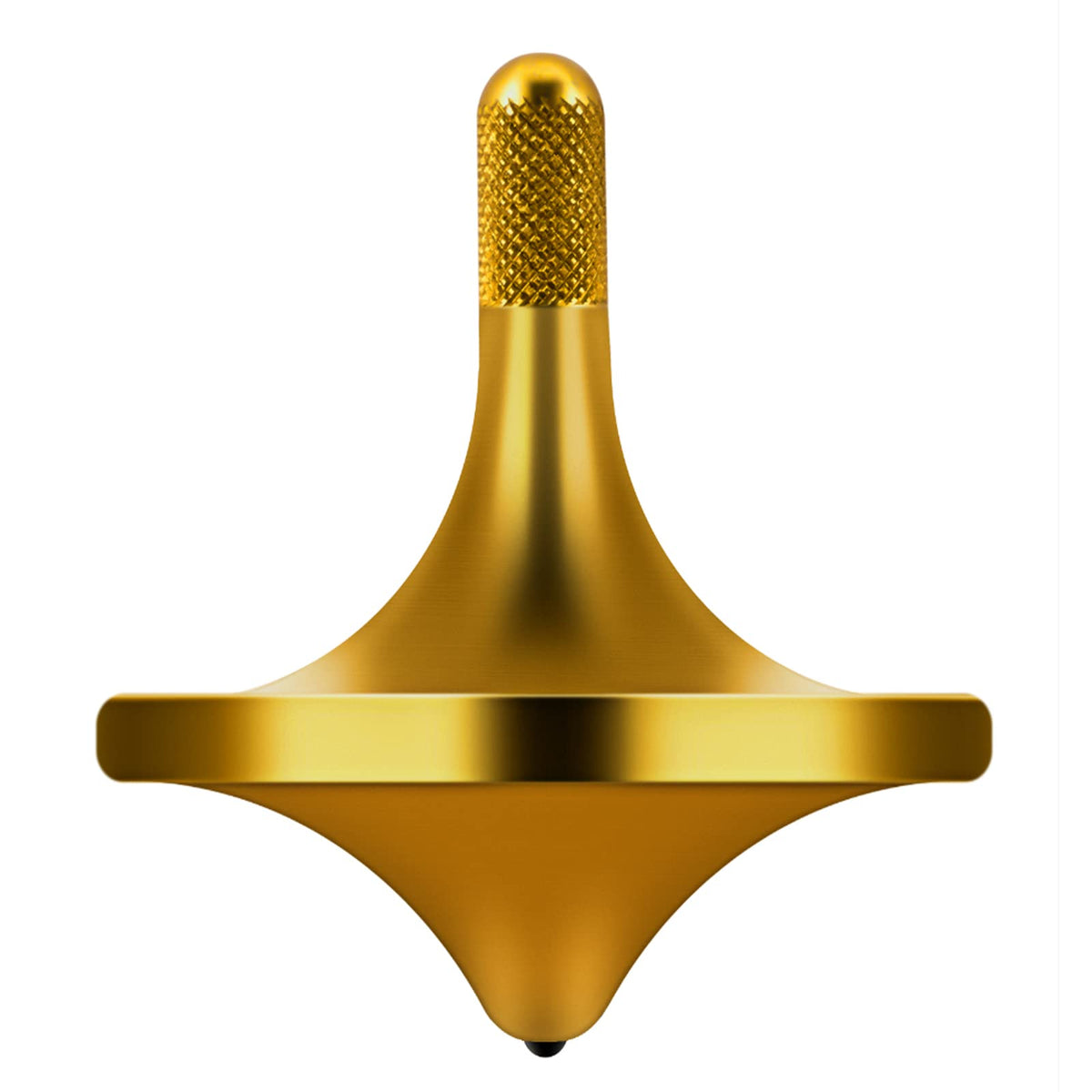 CHEETOP Stainless Steel Spinning Top – Bronze, 24mm Small Diameter | Premium Balance & Long Spin Time