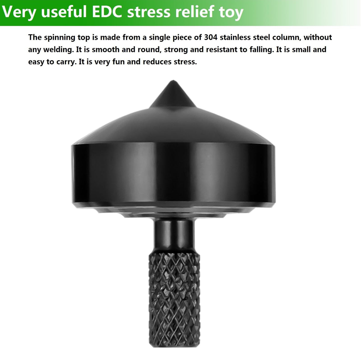 CHEETOP Stainless Steel Spinning Top – Precision Mini Desktop Gyroscope