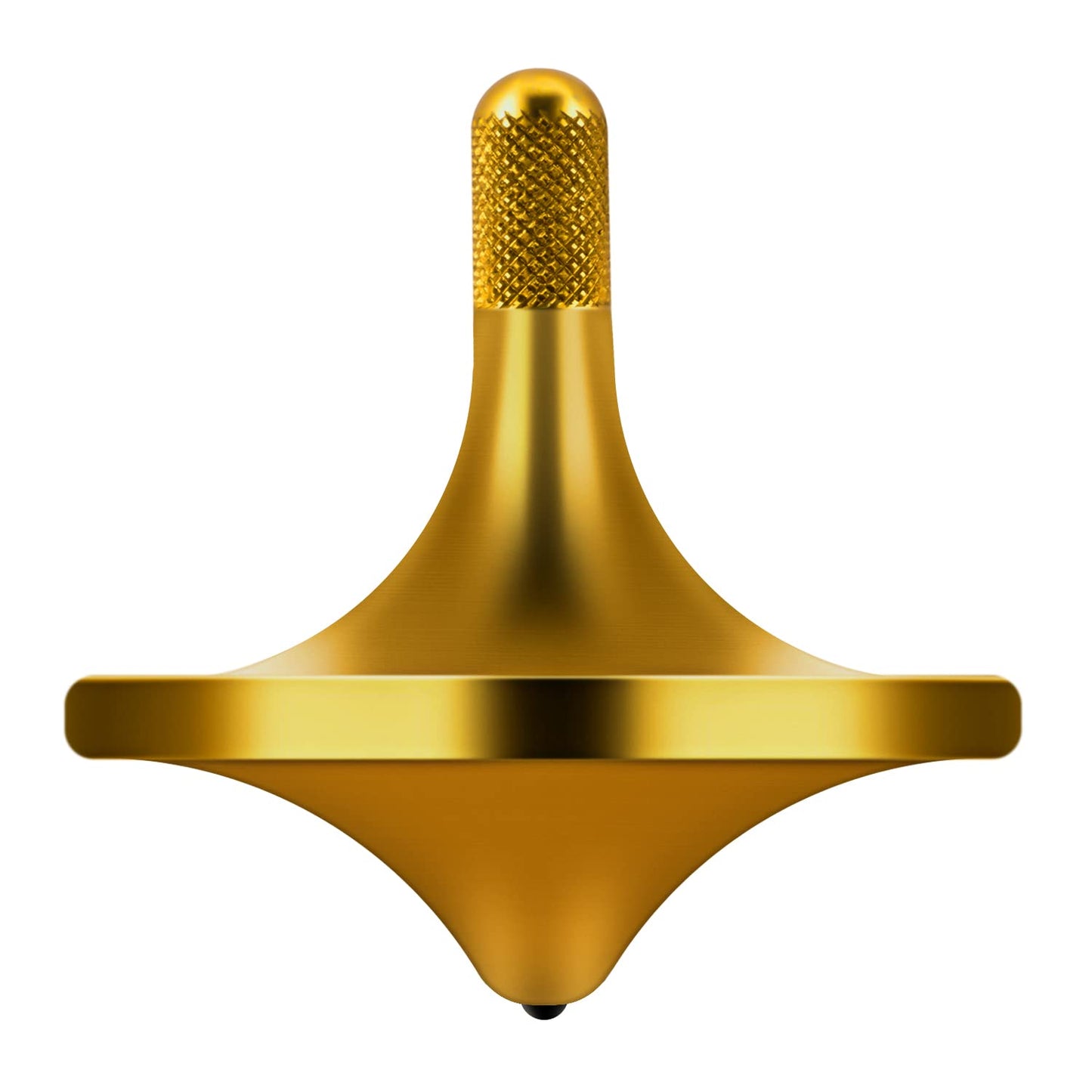 CHEETOP Stainless Steel Spinning Top – Bronze, Large 34mm, Long Spin Time, Premium Desk Toy