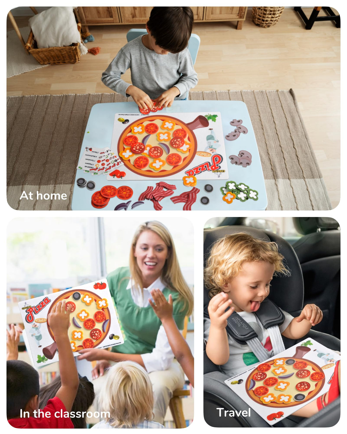 CHEFAN Pizza Counting Toddler Toys – Preschool Math & Learning