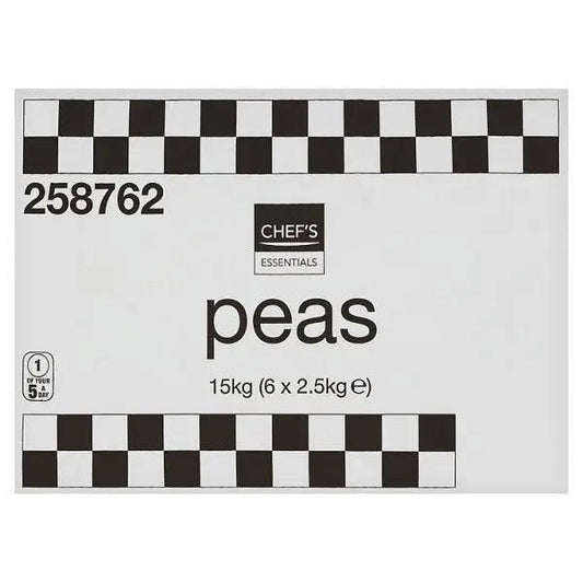 Chefs Essentials Peas 15kg (6 x 2.5kg)