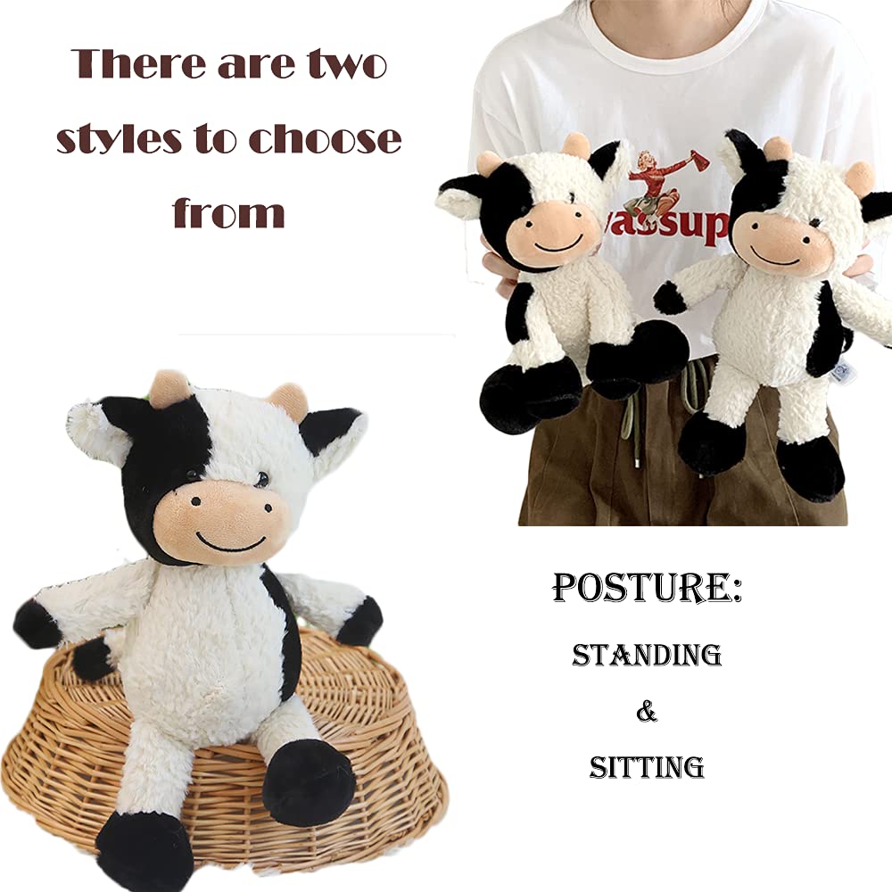 CHELEI2019 11.8-Inch Cow Stuffed Animal Plush Toy for Kids