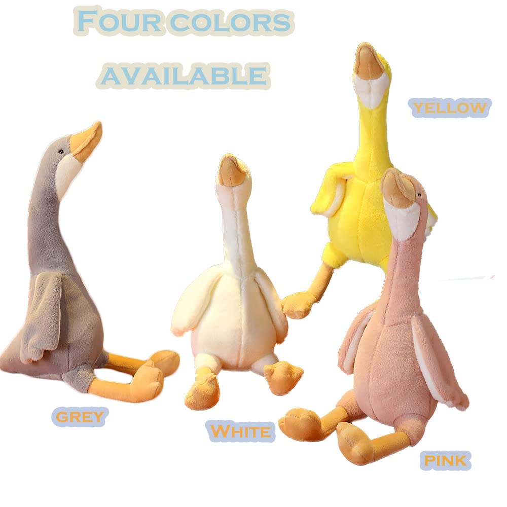 CHELEI2019 23.6-Inch Goose Plush White Swan Stuffed Animal Toy – Gifts for Kids