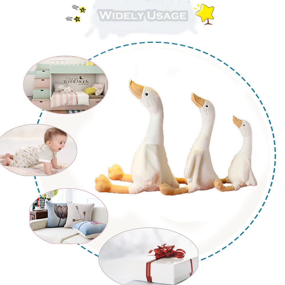 CHELEI2019 19.7-inch White Swan Plush Toy – Large Huggable Stuffed Animal for Kids