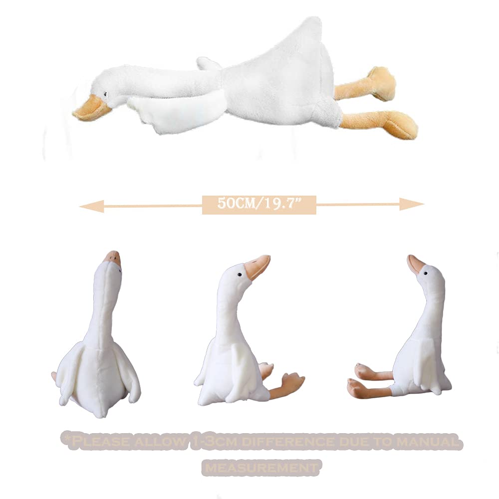 CHELEI2019 19.7-inch White Swan Plush Toy – Large Huggable Stuffed Animal for Kids