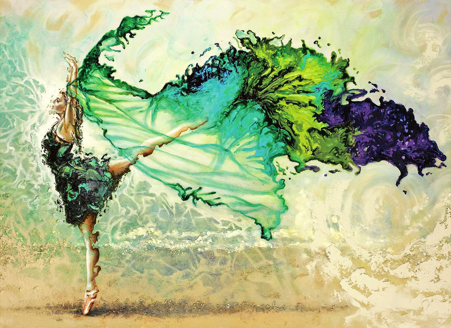 CHengQiSM 1000-Piece Ballet Dancer Puzzle – Premium Jigsaw for Adults & Teens