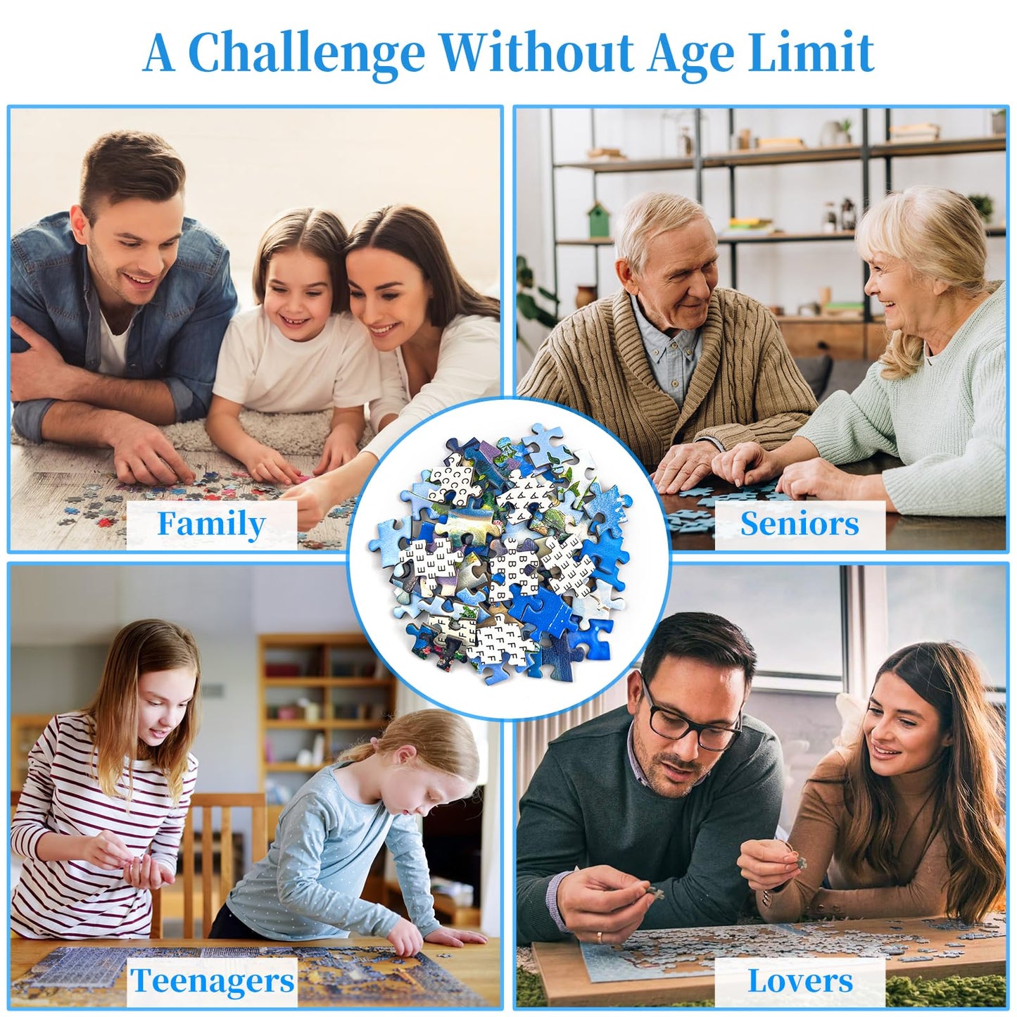 CHengQiSM Coastal Corridor 1000 Piece Puzzle – Ocean & Mountain View for Adults