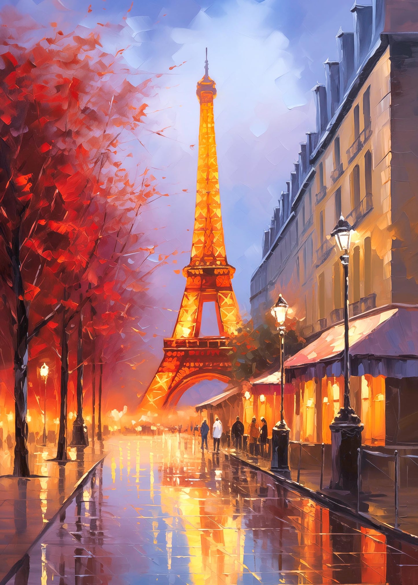 CHengQiSM 1000-Piece Paris Street Puzzle for Adults – Premium Jigsaw