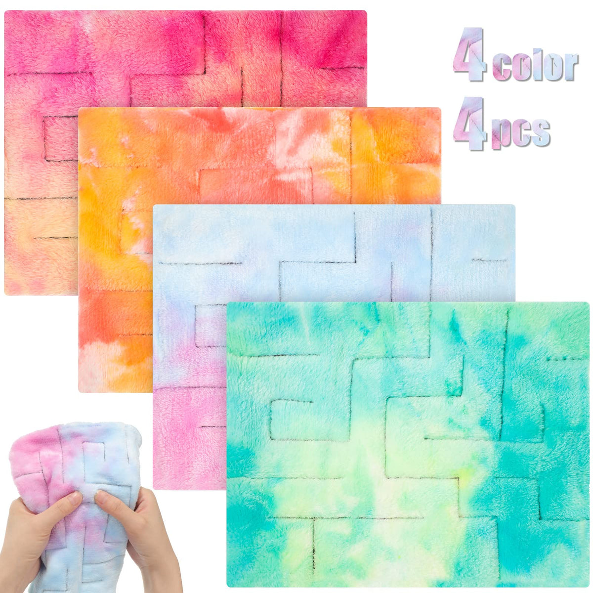 CHENGU Marble Maze Mat Set — 4 Pcs Sensory Fidget Toys for Focus & Calm (8.66 x 6.3 in)