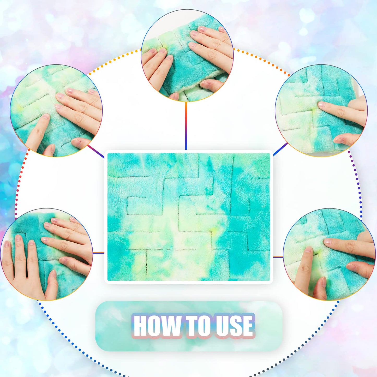 CHENGU Marble Maze Mat Set — 4 Pcs Sensory Fidget Toys for Focus & Calm (8.66 x 6.3 in)