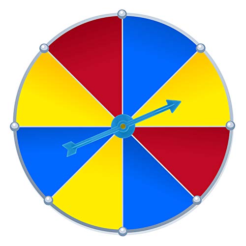 CHENGU 25-Piece 4-Inch Plastic Game Spinners for Classroom, Party, and Home