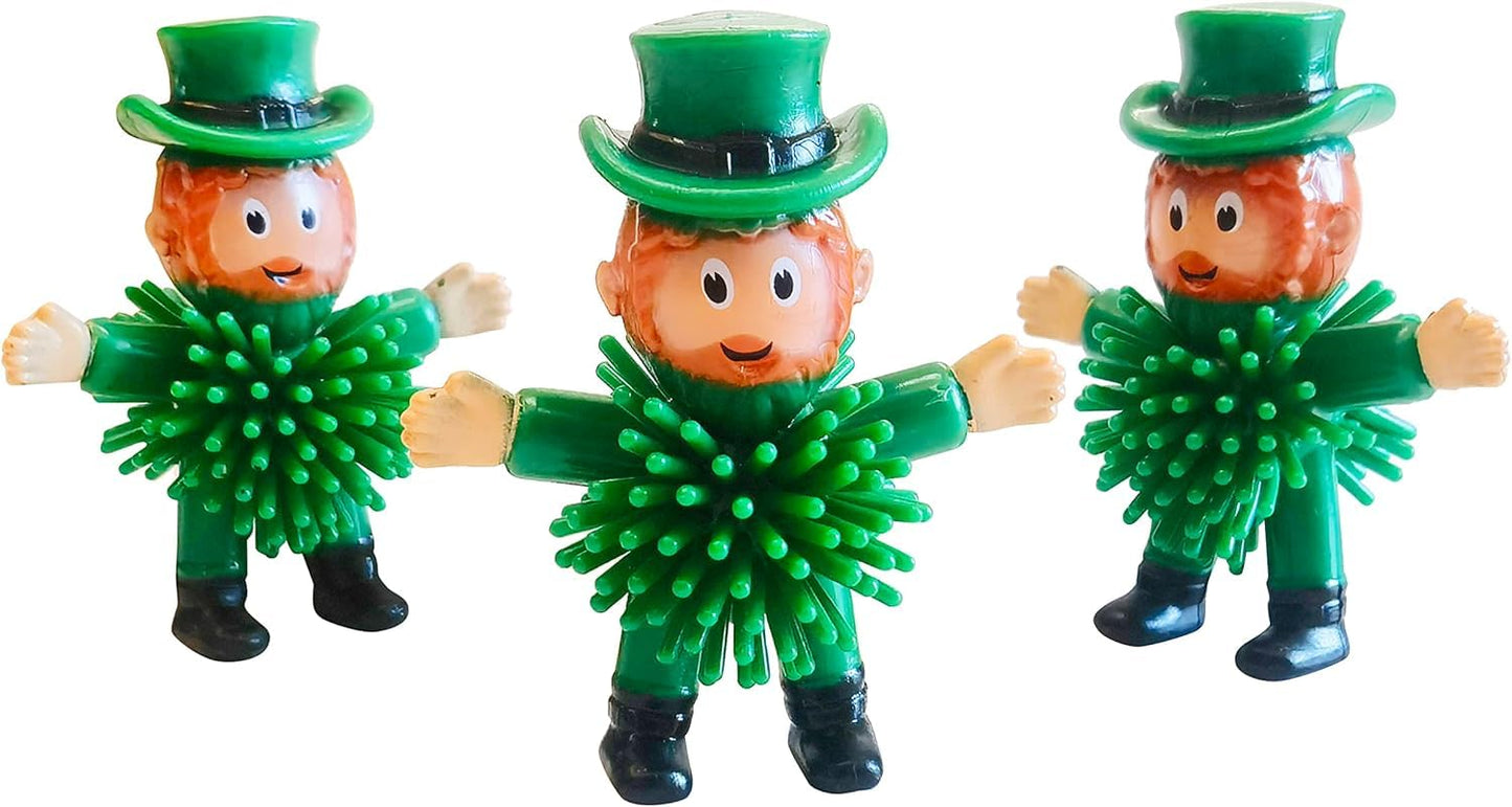 Cherislpy 24Pcs St. Patrick's Day Leprechaun Squeeze Toys – Party Favors & Decor