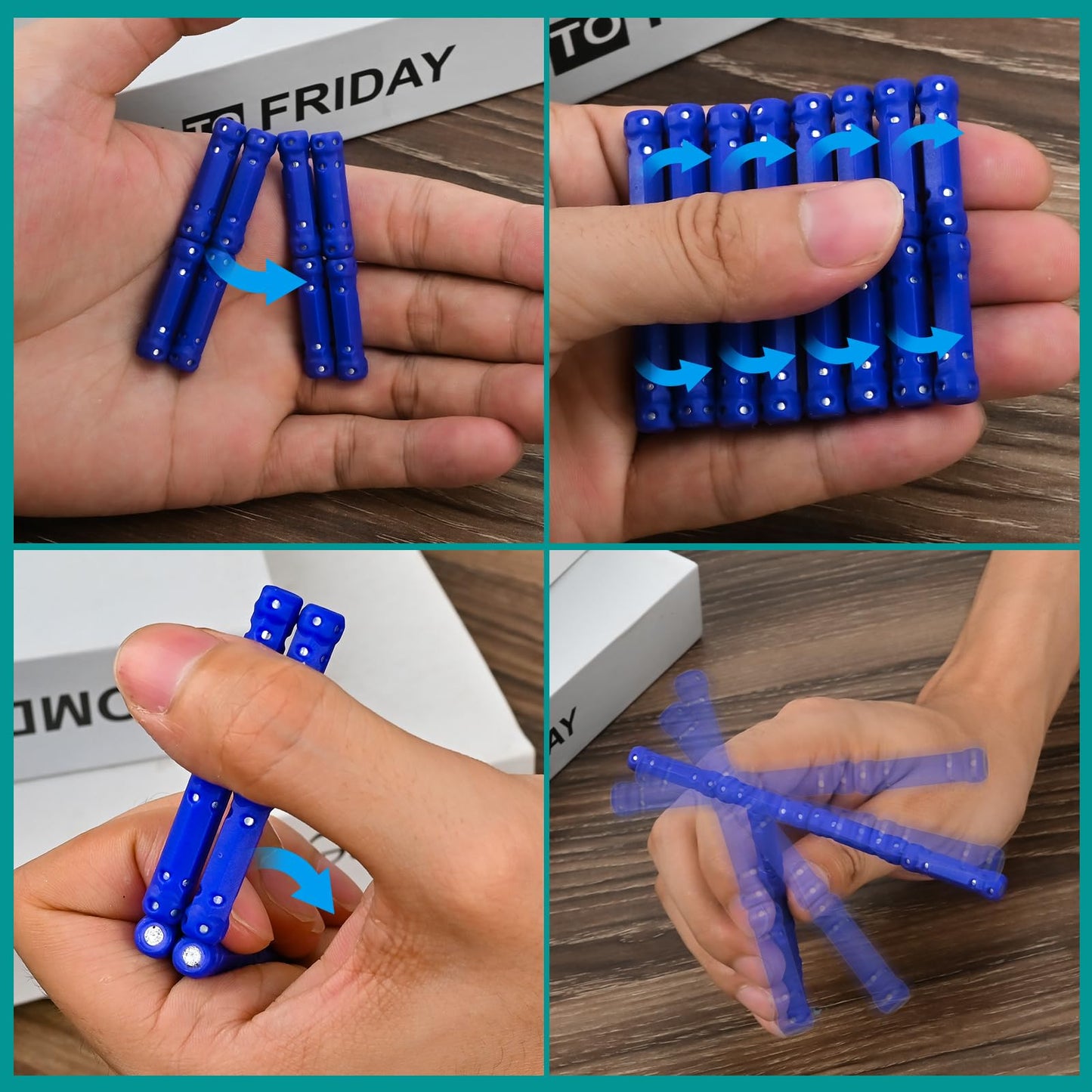 CHESLICR Autism Sticks Fidget Toys – Portable Stress Relief for Teens & Adults