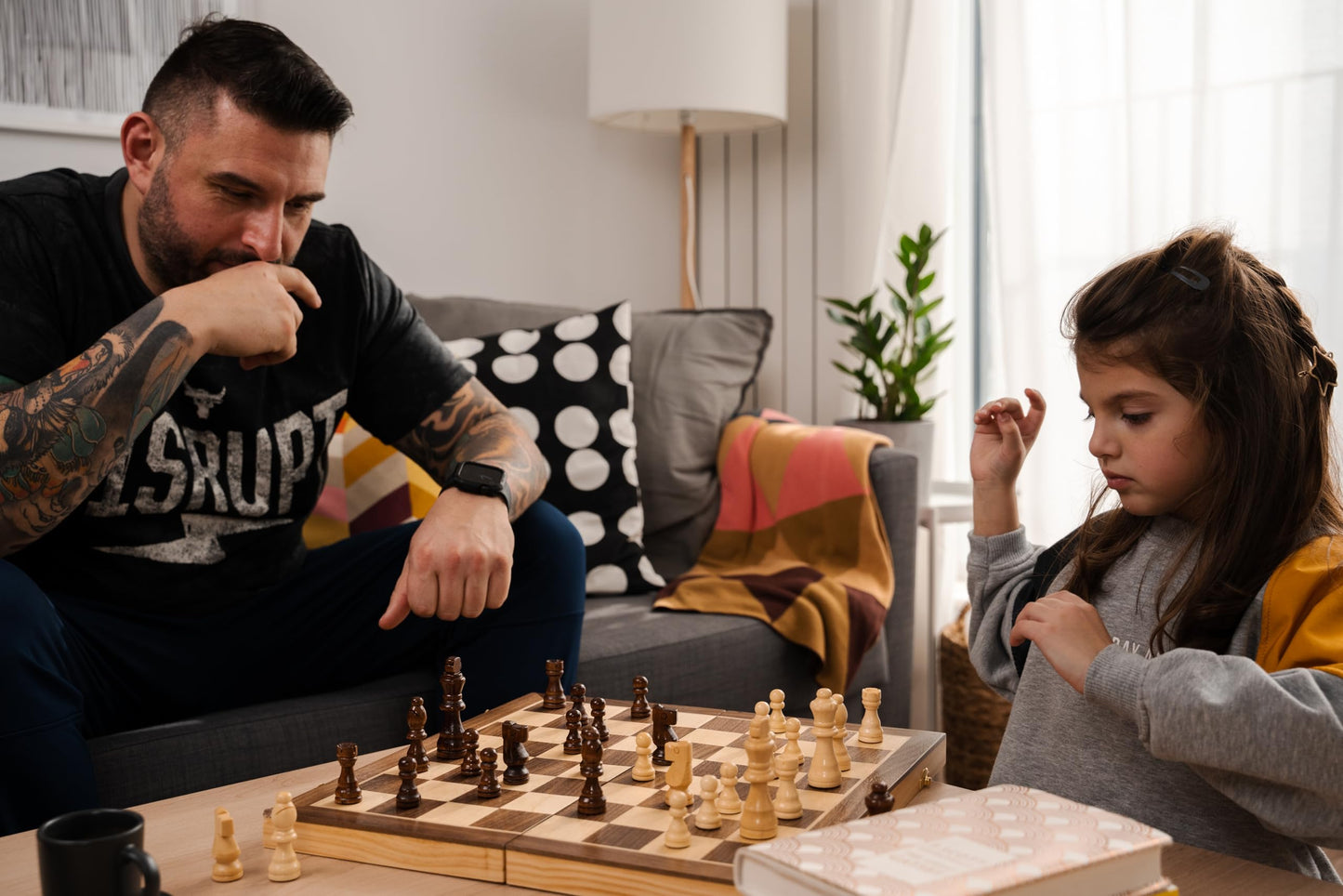 Chess Armory Wooden Chess Set 15 Inch – Handcrafted Walnut Board, Extra Queen Pieces, Travel-Ready Storage