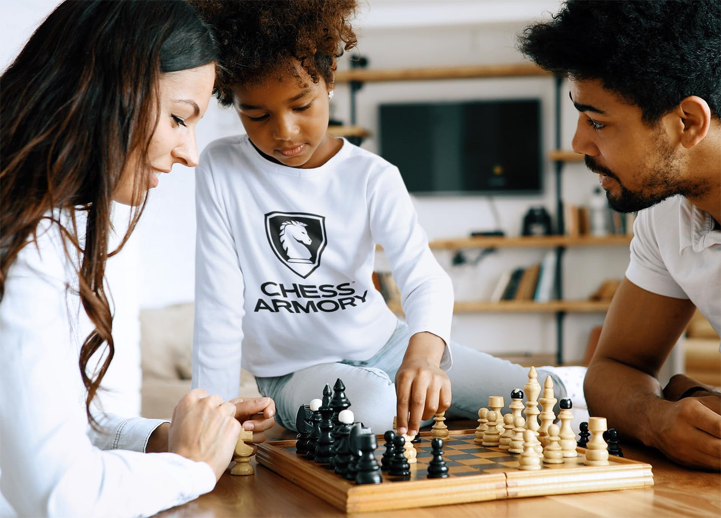 Chess Armory Wooden Chess Set 15 Inch – Handcrafted Walnut Board, Extra Queen Pieces, Travel-Ready Storage