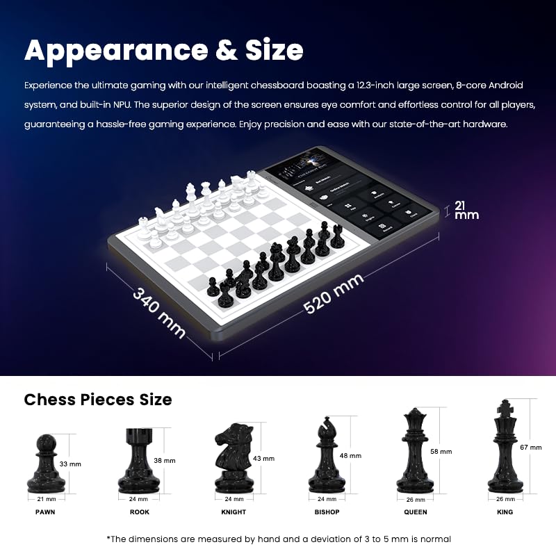 Chessnut Evo AI Chessboard with Maia Engine — Customizable AI, Full Piece Recognition, Platform Ready