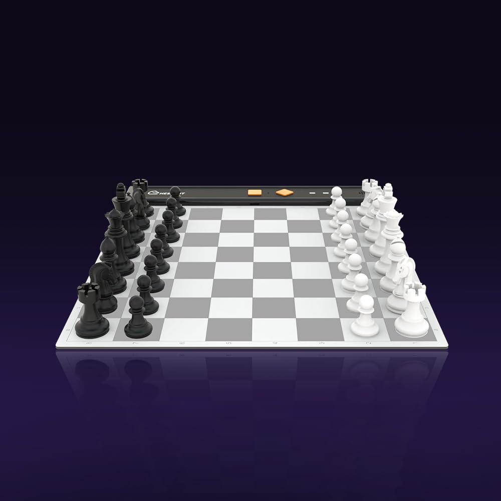 Chessnut Go Ultimate Portable Travel Electronic Chessboard – Full Piece Recognition & Magnetic Adhesion