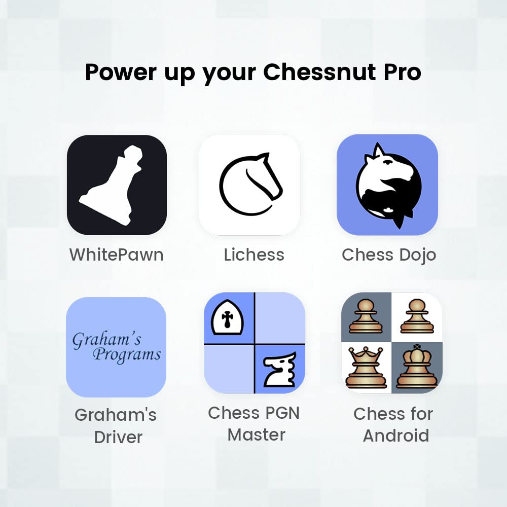 Chessnut Pro AI Electronic Chessboard Set – Full Piece Recognition, 55cm Tournament Board, Luxury Wooden Pieces