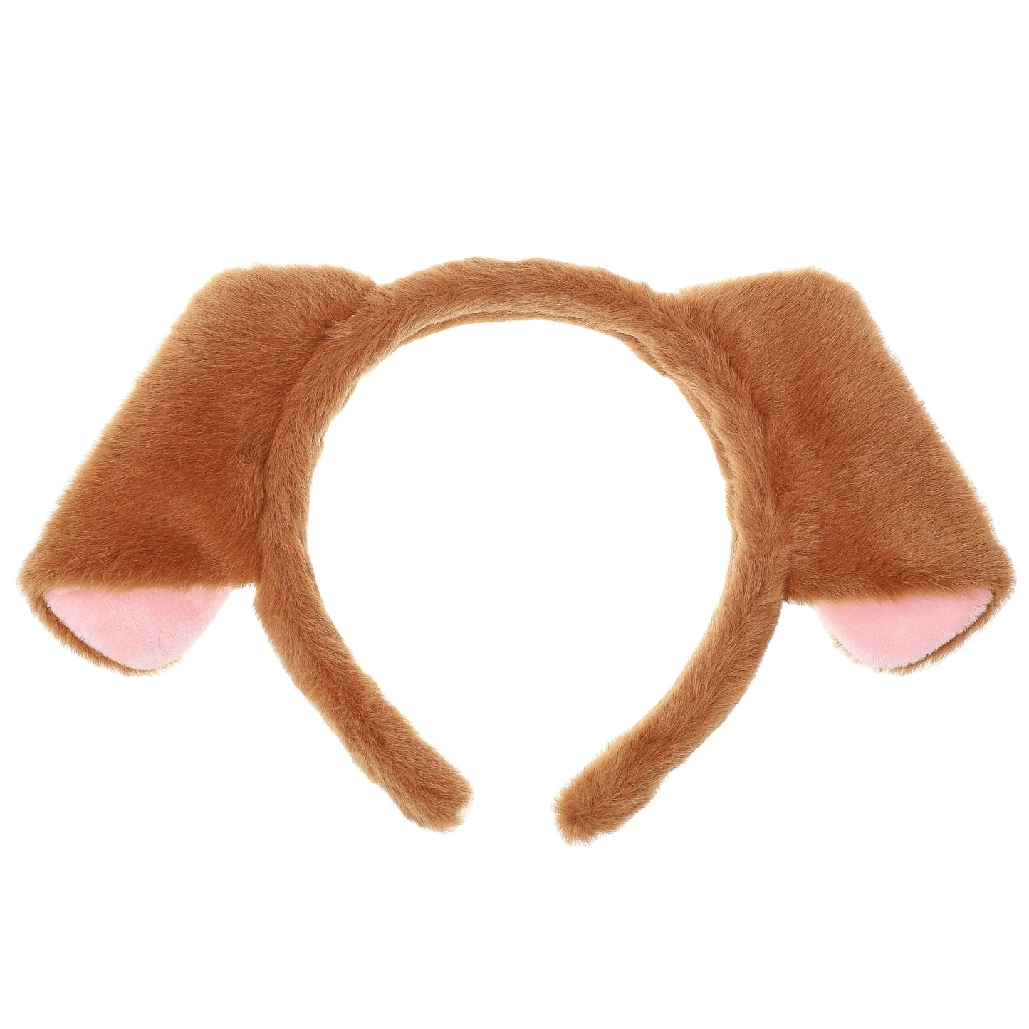 CHEU Brown Dog Ears Headband for Halloween Puppy Costume Play | Comfortable, Flexible Fit