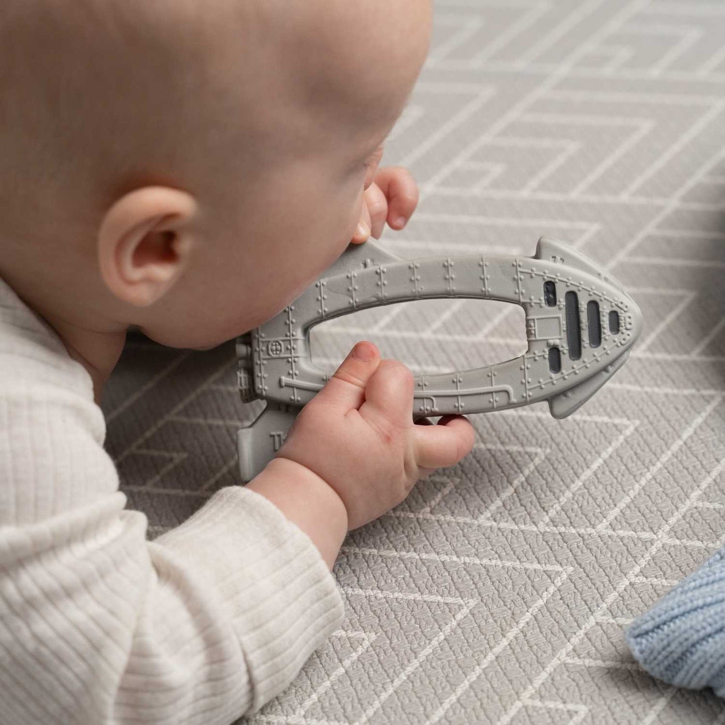 OrBITEr® Natural Rubber Space Themed Baby Toy (Rocket)