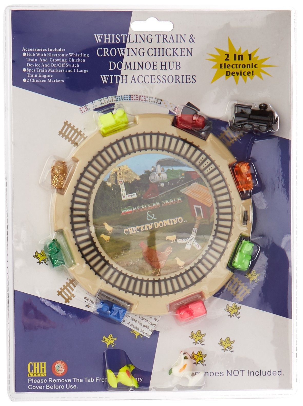 CHH 2 in 1 Domino Hub – Train & Chicken Center