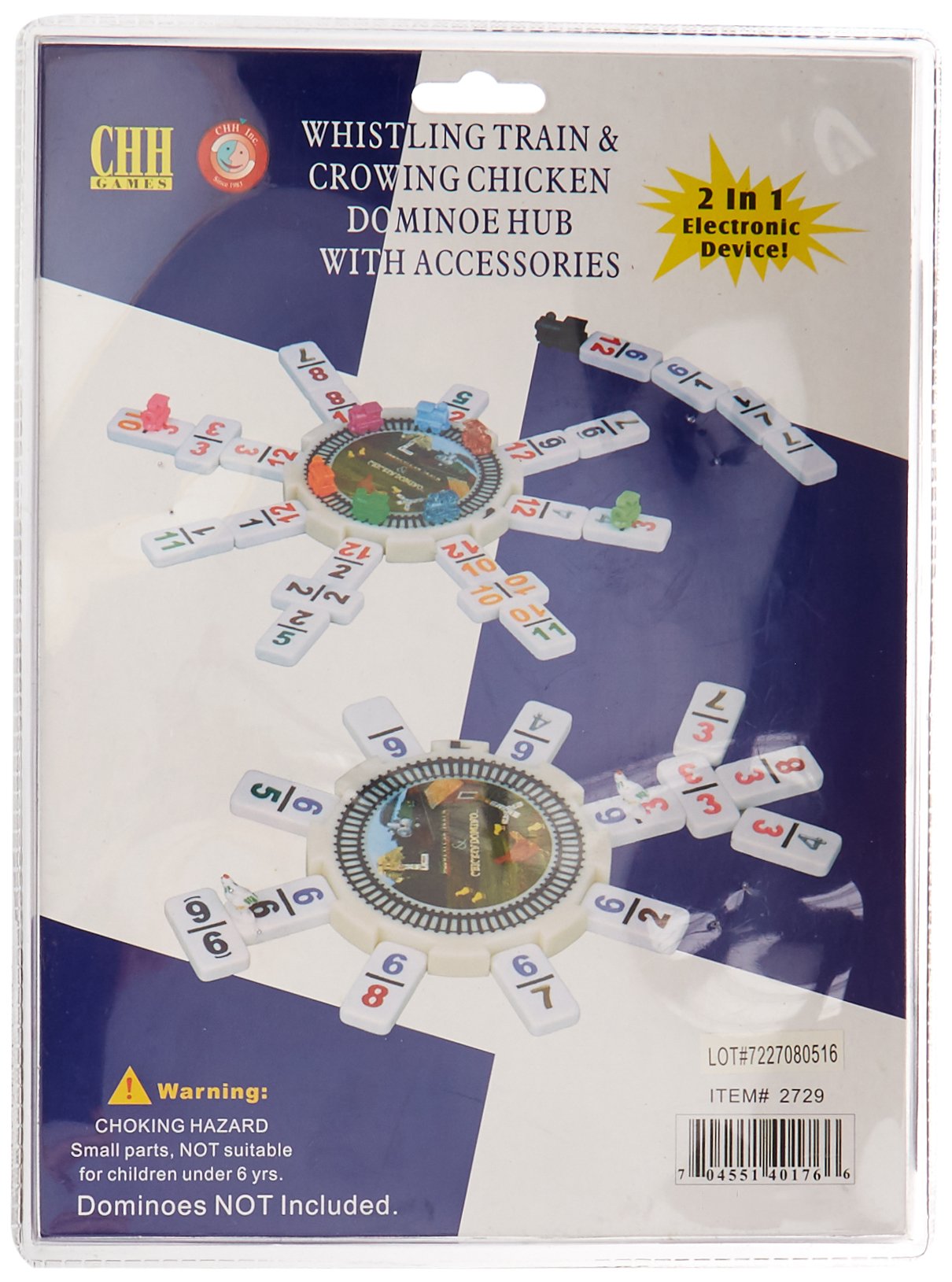 CHH 2 in 1 Domino Hub – Train & Chicken Center