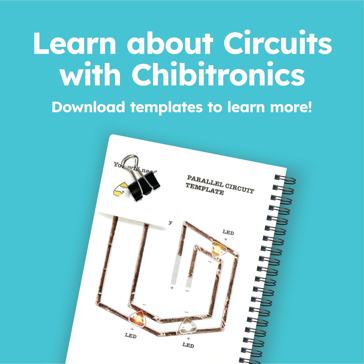 Chibitronics LED Circuit Sticker Sampler Megapack - 30 Colorful LED Stickers for Light-Up Crafts