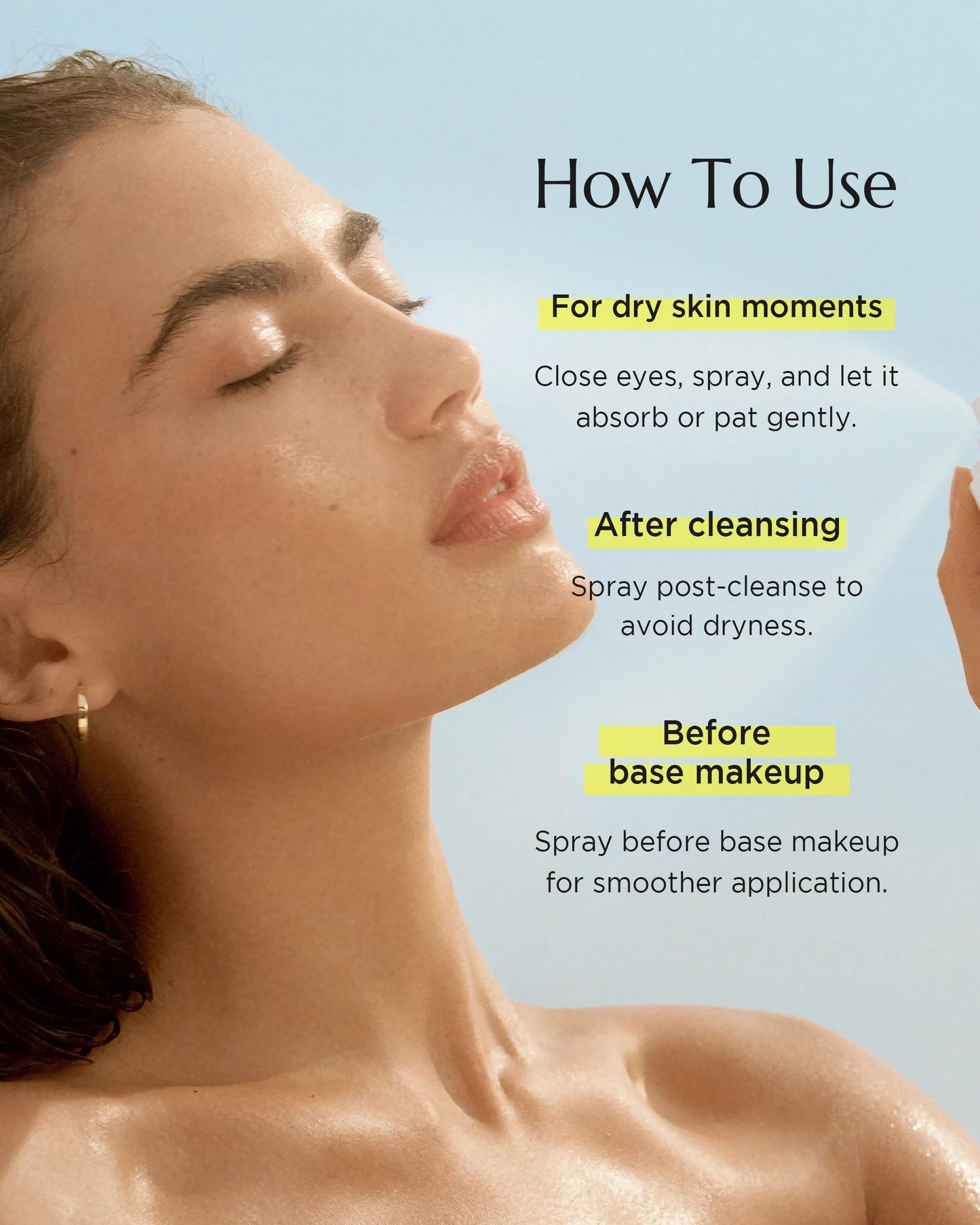 CHICHO Boosting Serum: Korean Sage Water, Vitamin B12 & Niacinamide – Hydrating Vegan Face Spray 3.38 fl oz