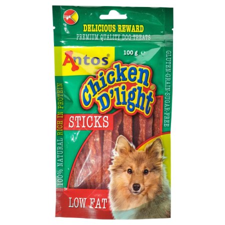 Antos Chicken D'Light Sticks 100g
