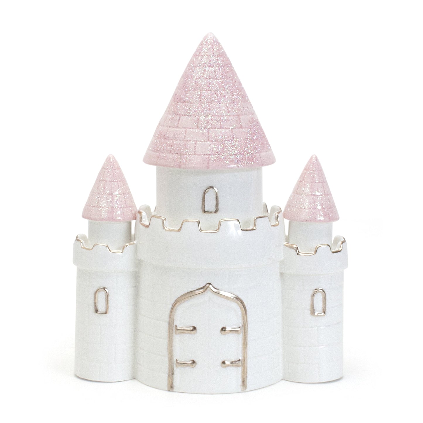 Child to Cherish Ceramic Dream Big Princess Castle Piggy Bank – Pink