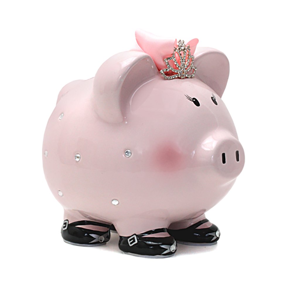 Child to Cherish Ceramic Piggy Bank for Girls – Princess Edition