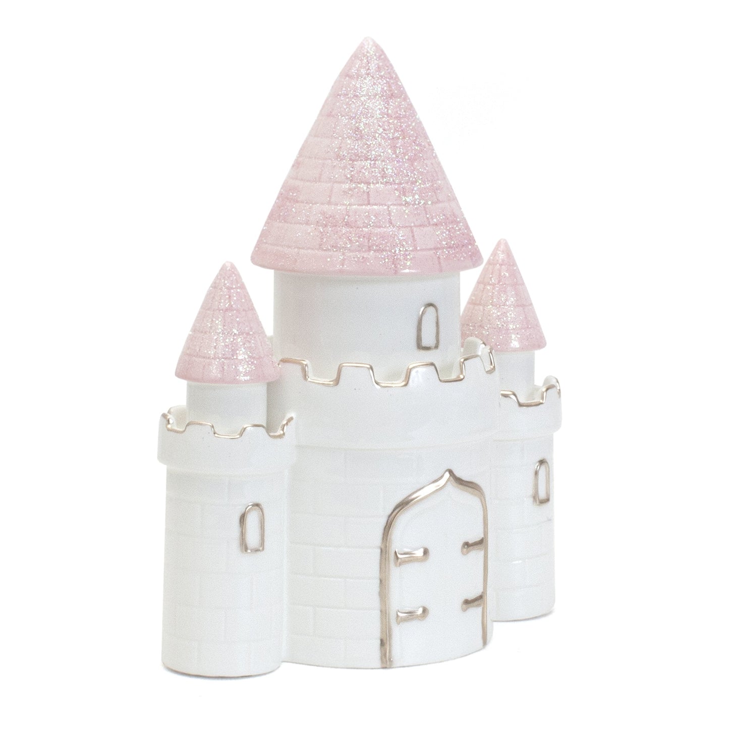 Child to Cherish Ceramic Dream Big Princess Castle Piggy Bank – Pink