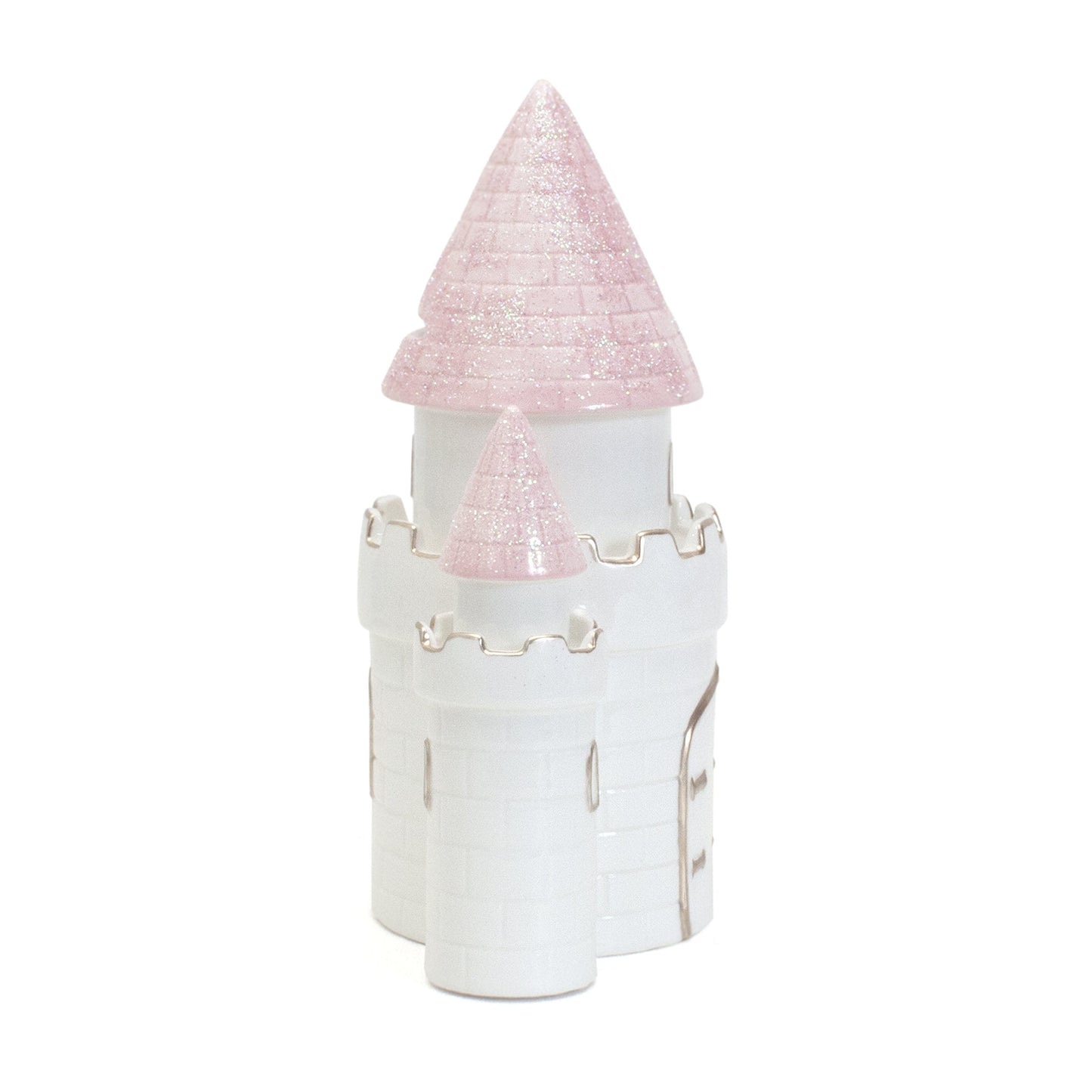 Child to Cherish Ceramic Dream Big Princess Castle Piggy Bank – Pink