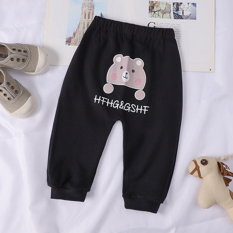 Children’s Animal Print Spring And Summer Pants