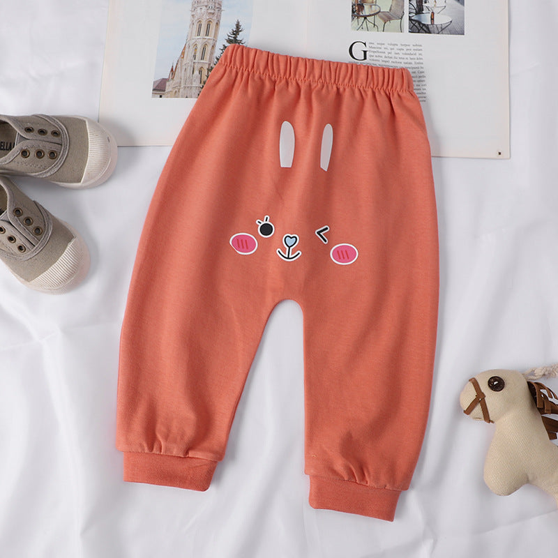 Children’s Animal Print Spring And Summer Pants