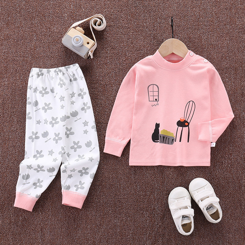 Children's Unisex 2-Pieces Cotton Suit