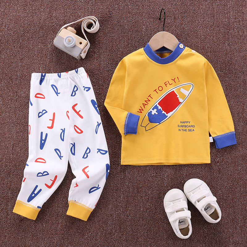 Children's Unisex 2-Pieces Cotton Suit