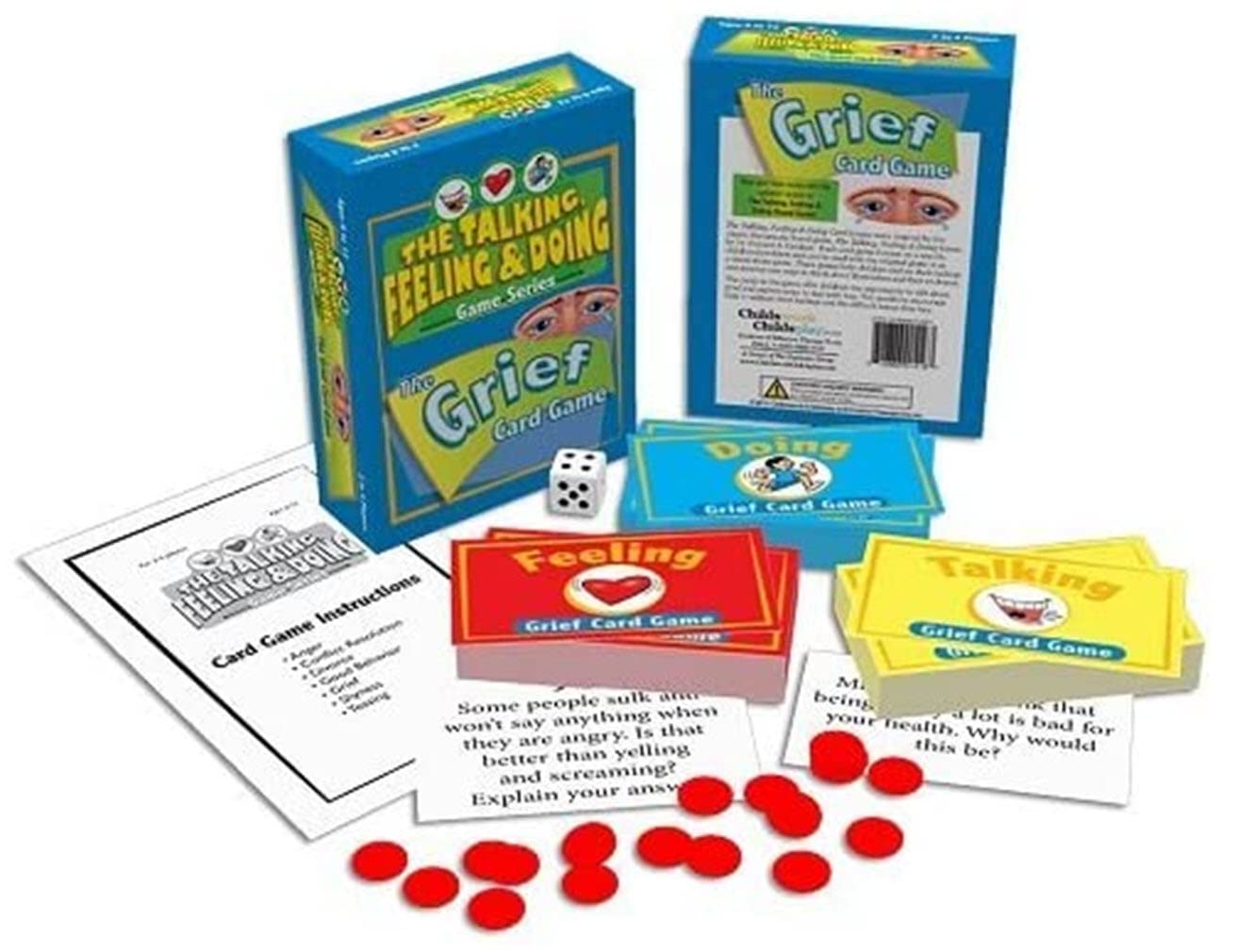 Childswork / Childsplay The Talking, Feeling, & Doing Grief Card Game - Ages 6-12