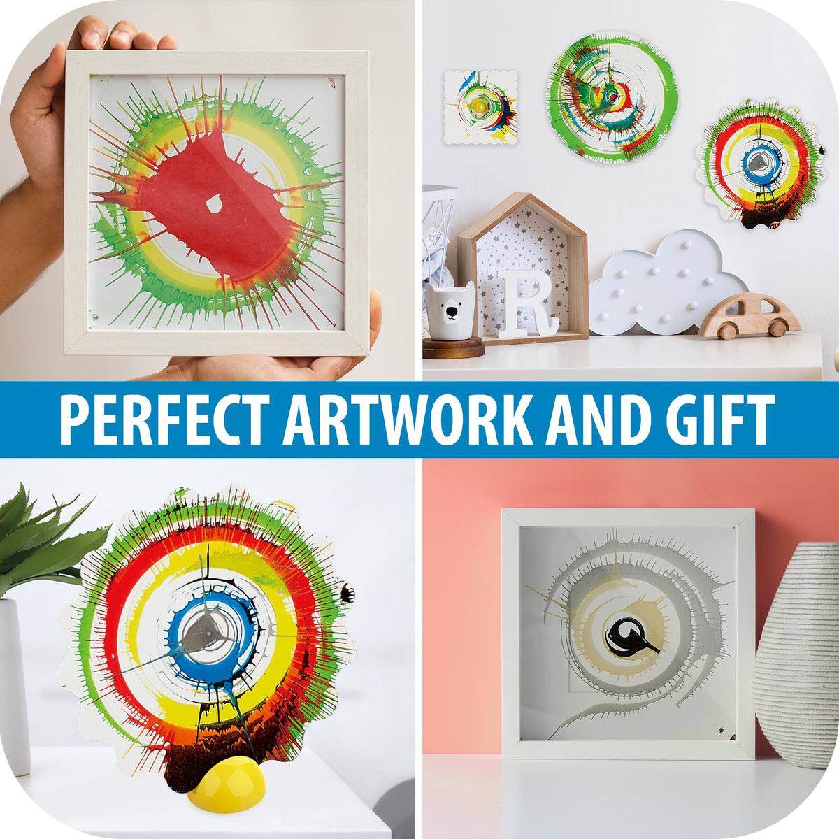 Chilpals Spin Art Machine — Creative Spin Art Kit for Kids (Ages 4–12)