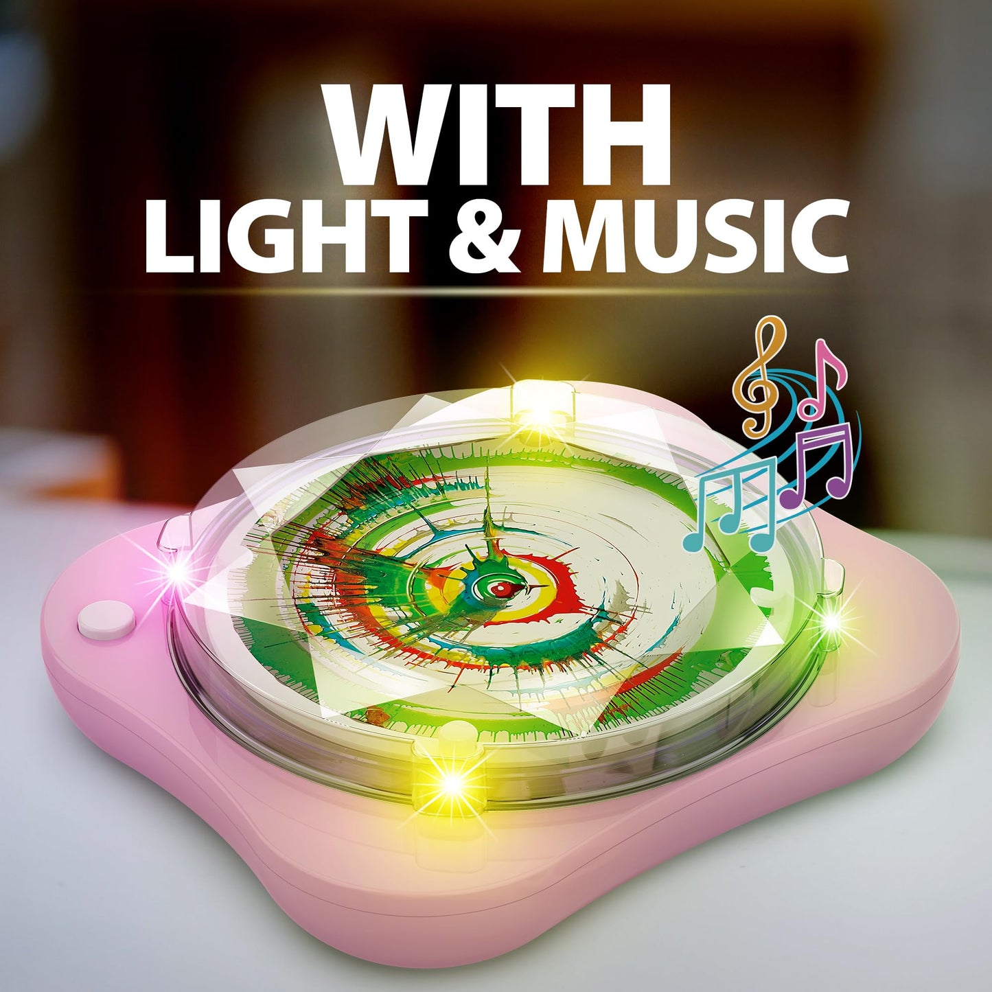 Chilpals Spin Art Machine for Kids | Creative Painting Spinner Kit (Ages 4-12)