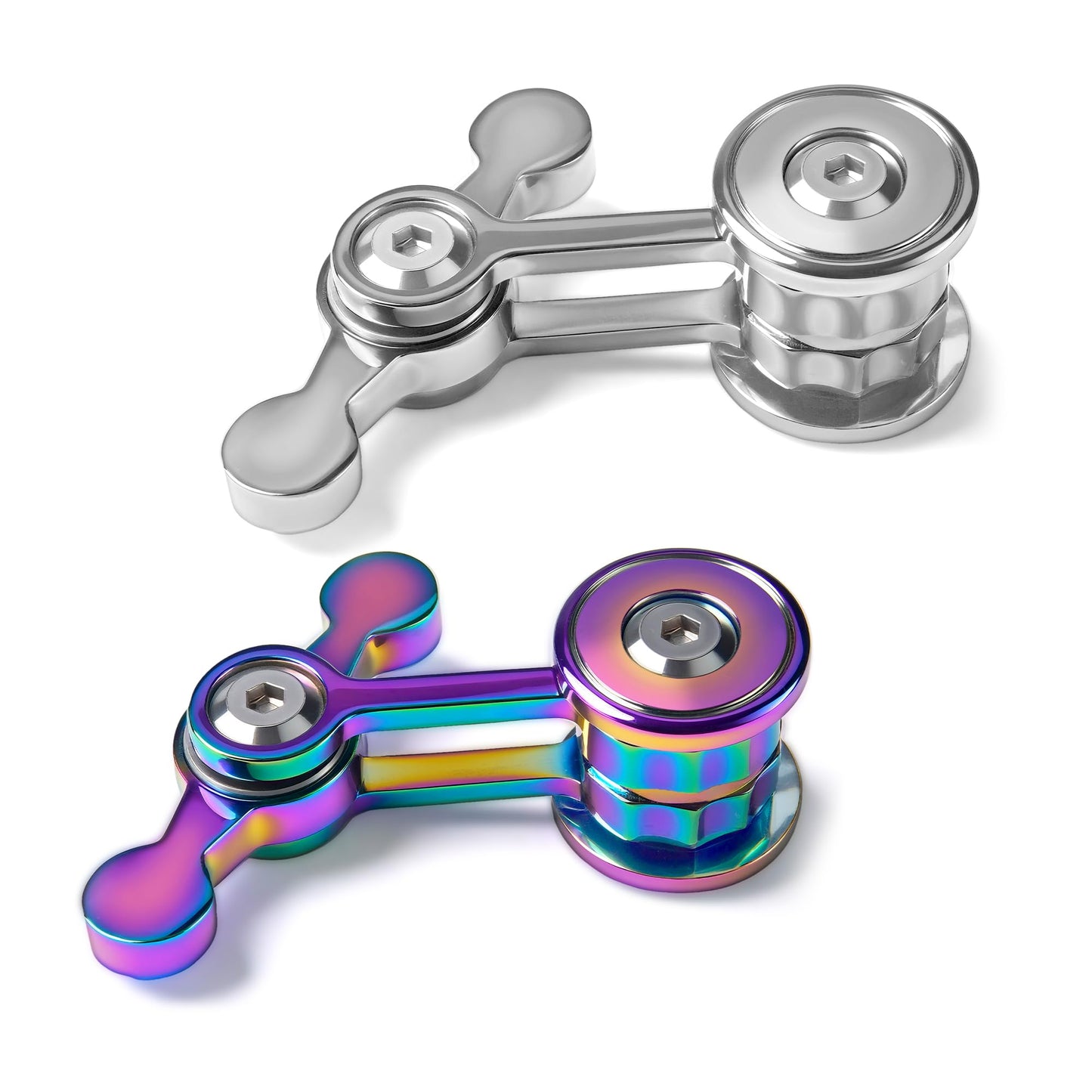 Chilvil Fidget Spinner for Adults - Quiet Metal Desk Toy