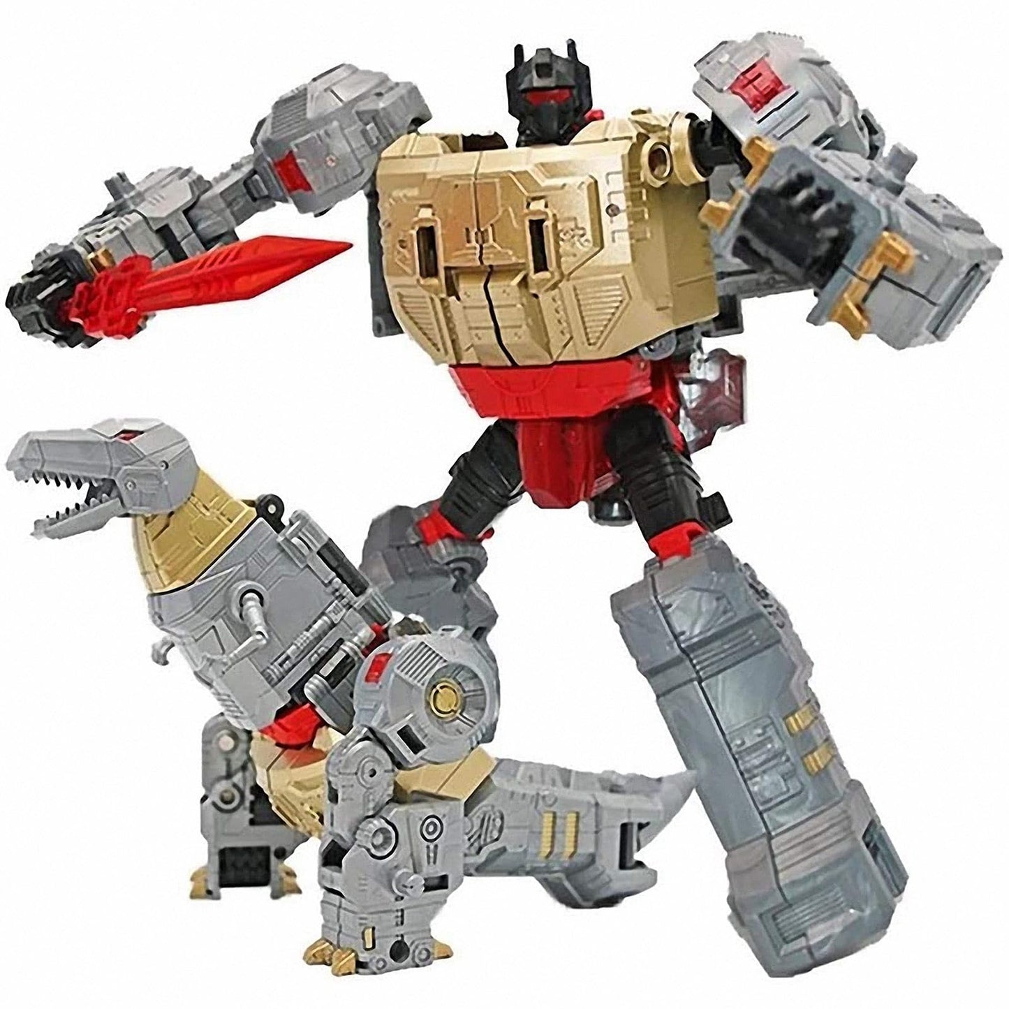 chingbor Deformation Toy Combiner 5 in 1 Action Figure – 14.6 Inch Mega Robot for Boys, Girls & Adults