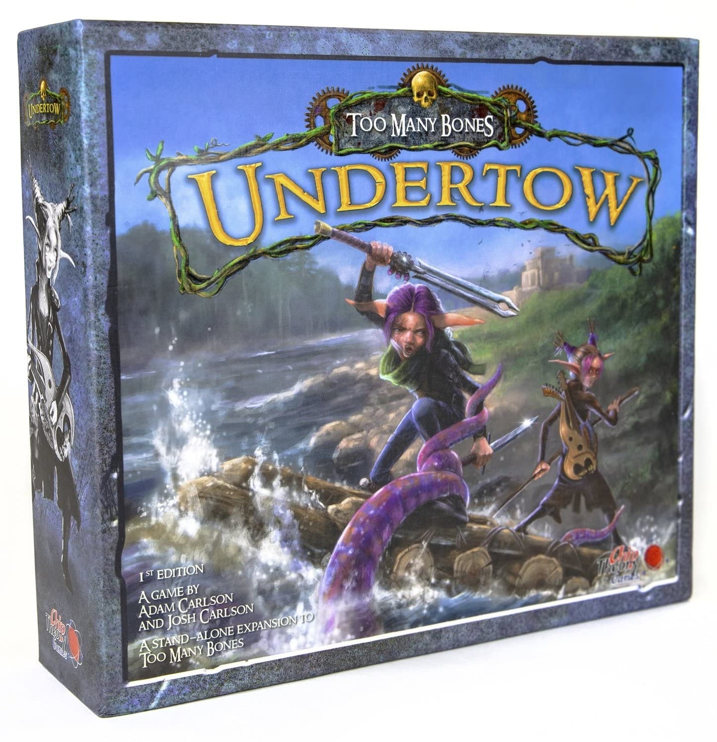 Too Many Bones Undertow Expansion: Standalone Two-Player Dice Builder RPG – Chip Theory Games
