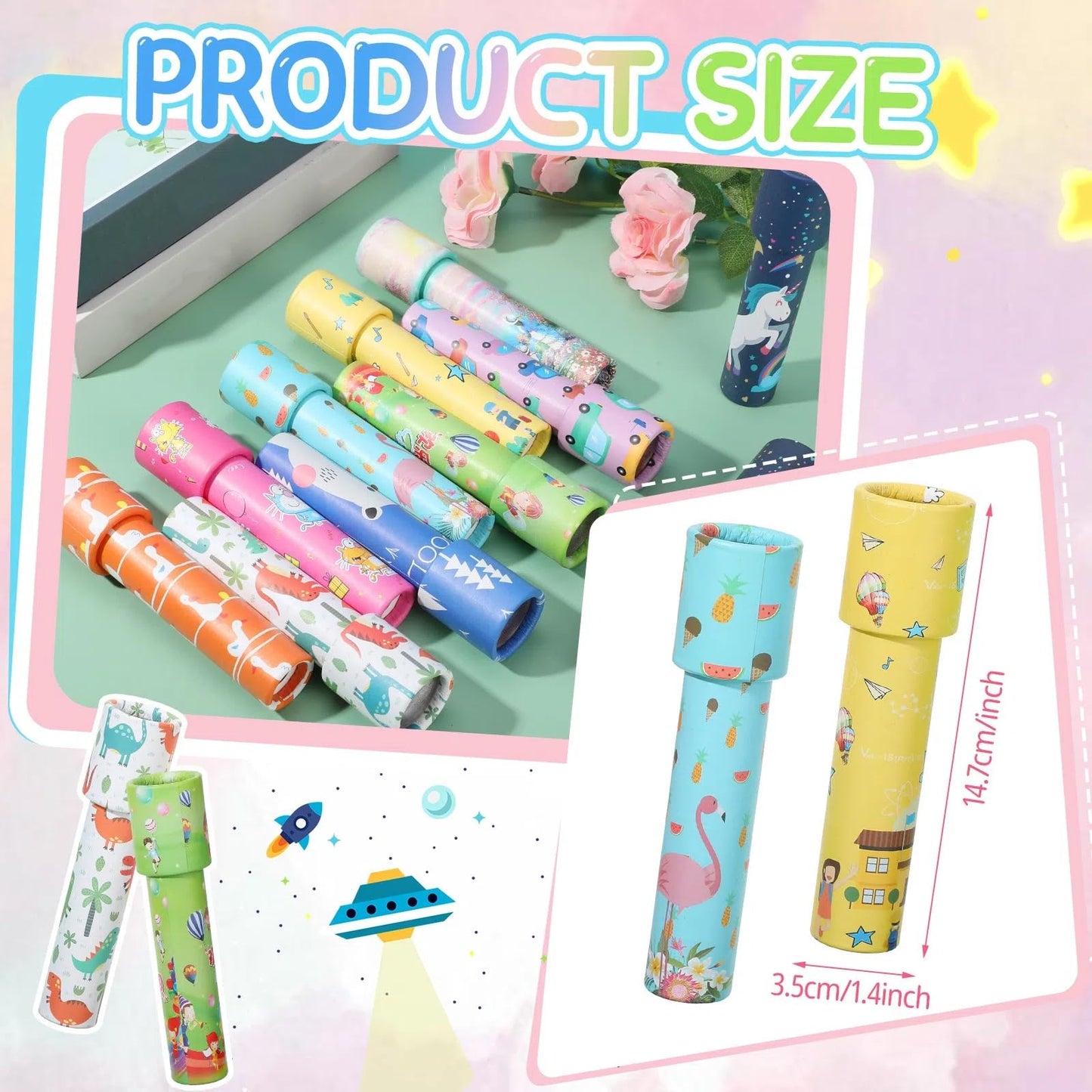 Chivao 30 Pcs Classic Kaleidoscopes – Vintage Kids Toys & Party Favors