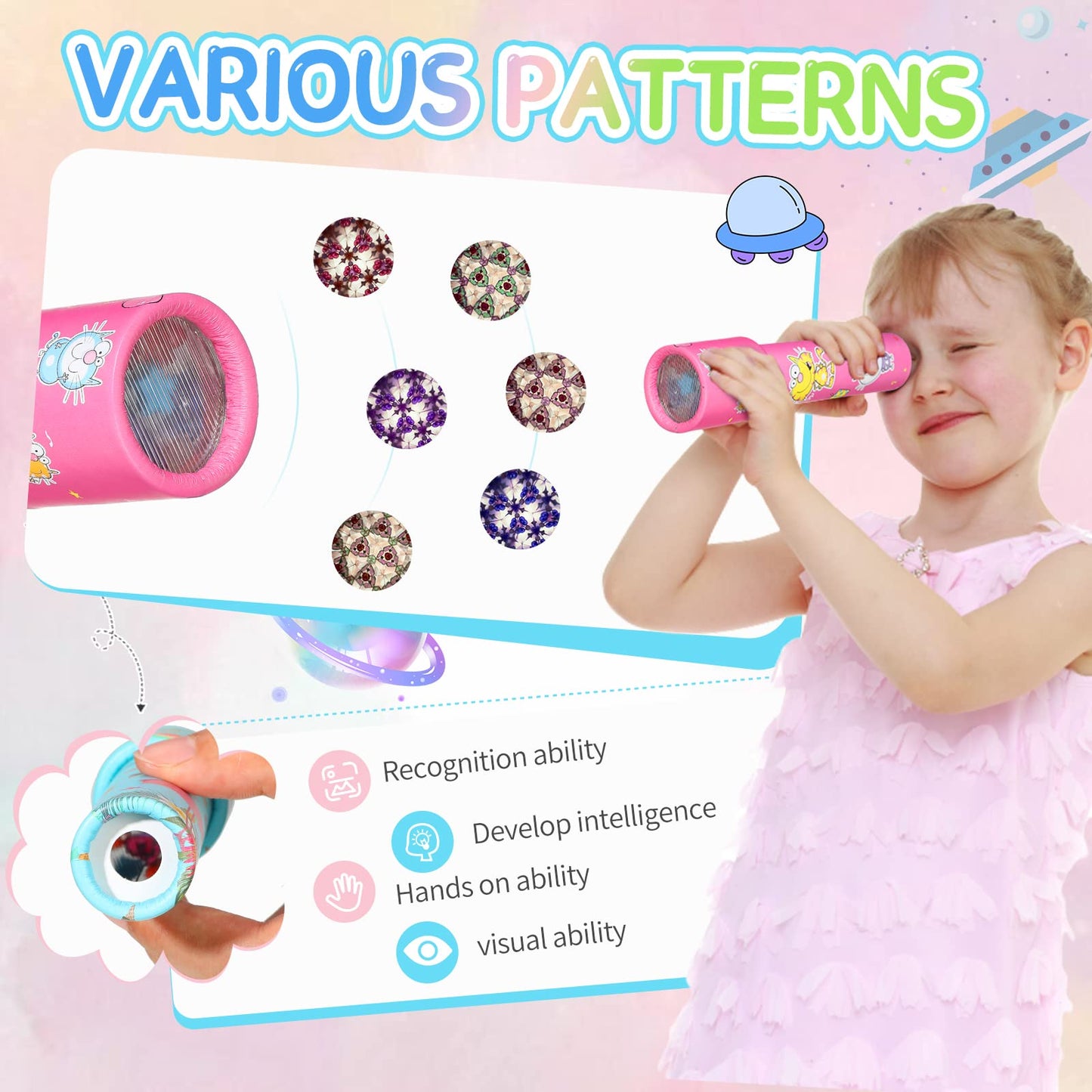 Chivao 30 Pcs Classic Kaleidoscopes – Vintage Kids Toys & Party Favors