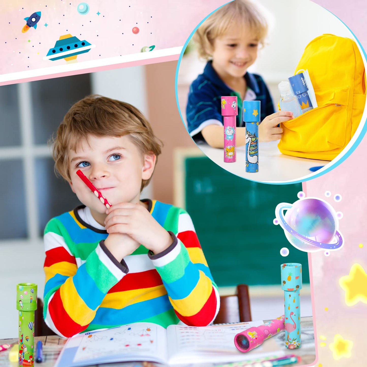 Chivao 30 Pcs Classic Kaleidoscopes – Vintage Kids Toys & Party Favors